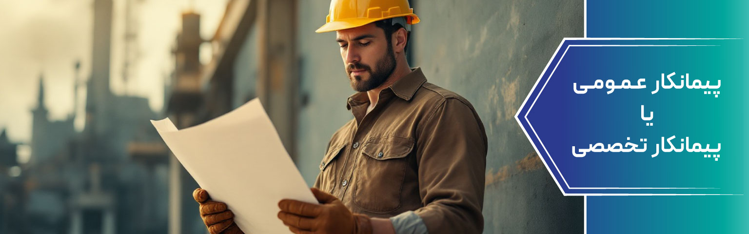 پیمانکار عمومی یا پیمانکار تخصصی